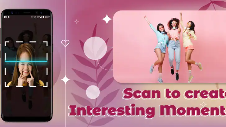 Time Warp Scan Cam&Face Filter feature graphic