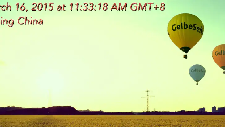 Timestamp Camera Pro feature graphic