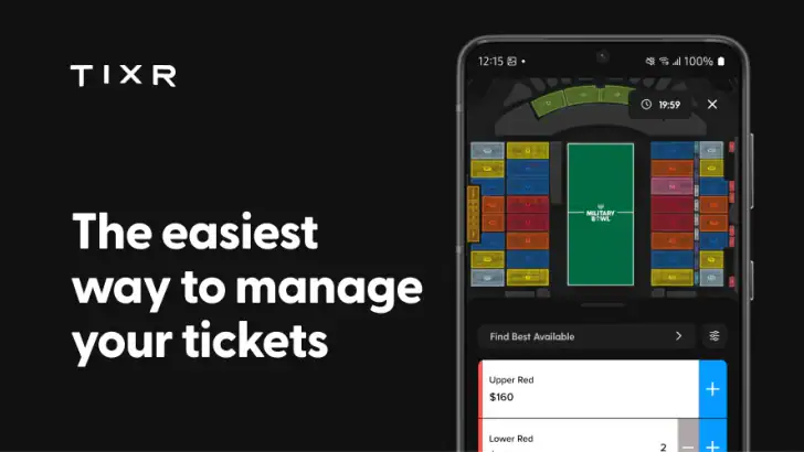 Tixr: Live Event Tickets feature graphic