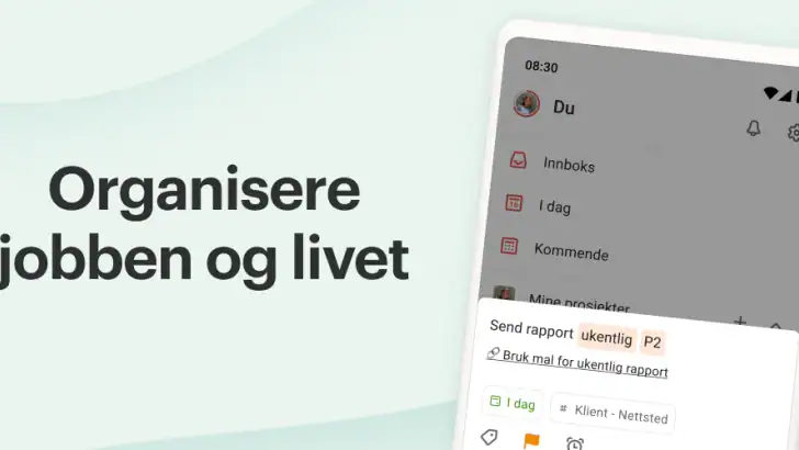 Todoist: Gjøremål og kalender feature graphic