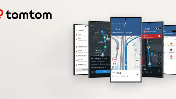 TomTom - Kart & Trafikk feature graphic