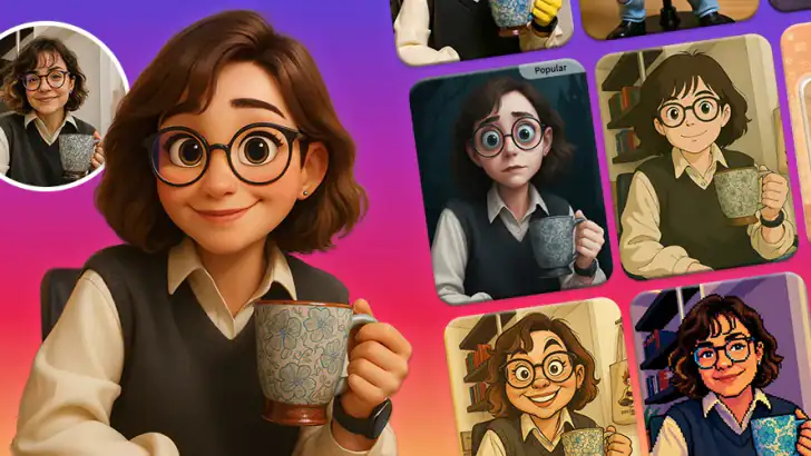 ToonApp: Tegnefilm Redigering feature graphic