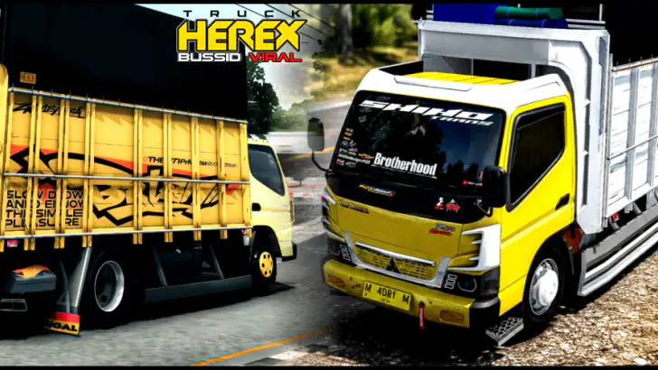 Truck Herex Bussid Viral feature graphic