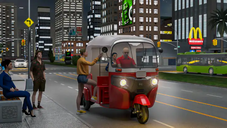 TukTuk Game Offline Auto Games feature graphic