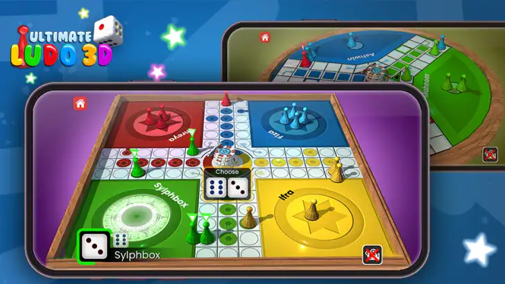 Ultimate Ludo 3D: Dice Game feature graphic