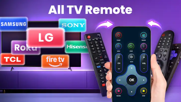 Universal TV-fjernkontroll feature graphic