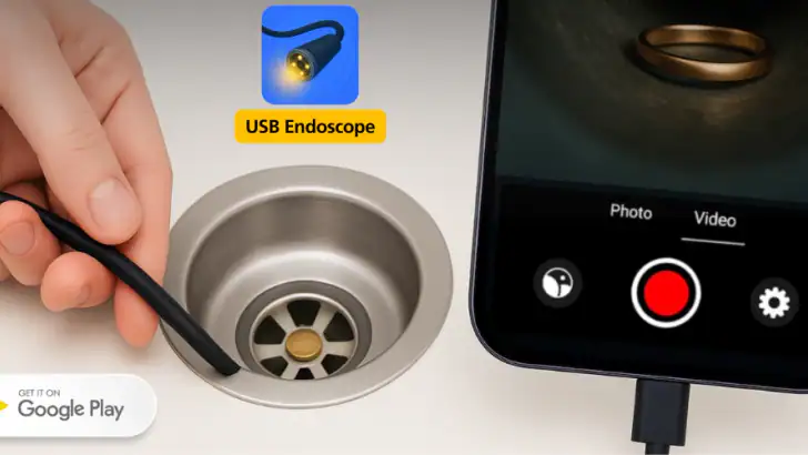 USB Endoscope camera feature graphic