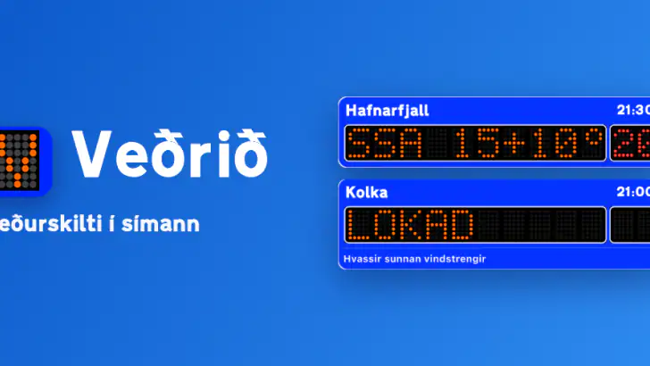 Veðrið - Veður á Íslandi feature graphic