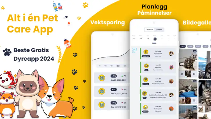 Veterinær Care Vet Dog Cat App feature graphic