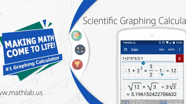 Vitenskapelig Graph Kalkulator feature graphic