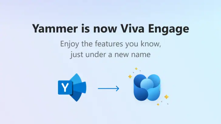 Viva Engage feature graphic