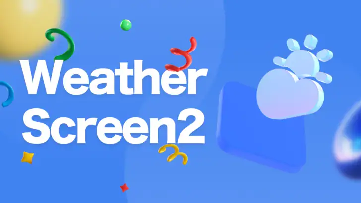 Weather Screen - Forecast feature graphic