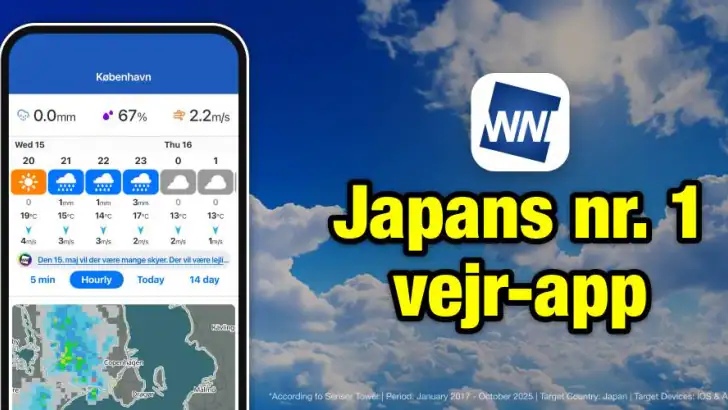 Weathernews - Vejrudsigt feature graphic