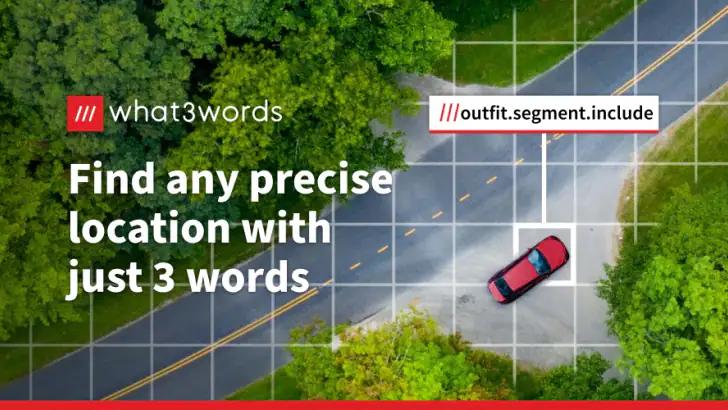 what3words: Navigation & Maps feature graphic