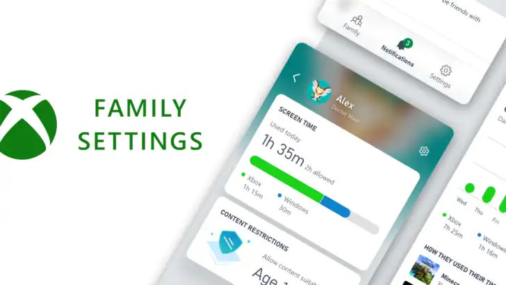 Xbox Family Settings feature graphic