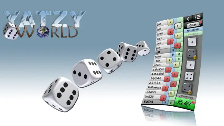 Yatzy World feature graphic