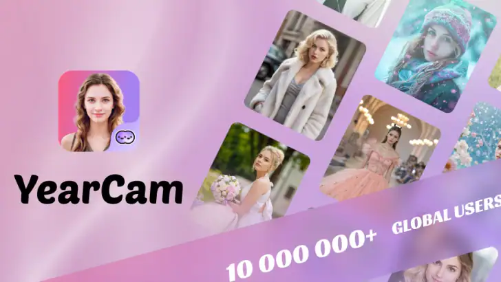 YearCam: AI Video Generator feature graphic