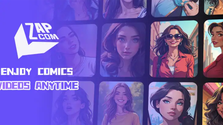 ZapCom: comic & manga feature graphic