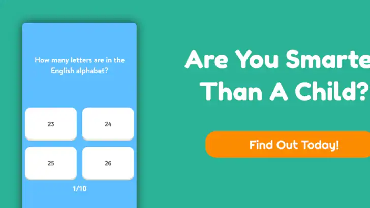 5th Grader Quiz: Are You Smart feature graphic