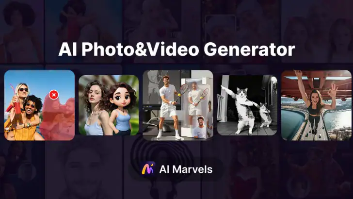 AI Marvels - AI Photo & Video feature graphic