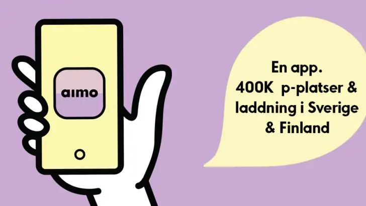 Aimo – Parkering & Laddning feature graphic