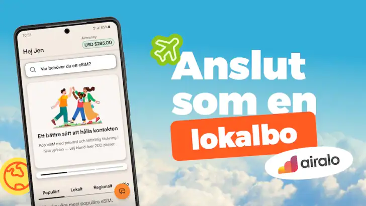 Airalo: eSIM Resor & Internet feature graphic