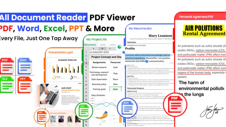 All Document Reader PDF Viewer feature graphic
