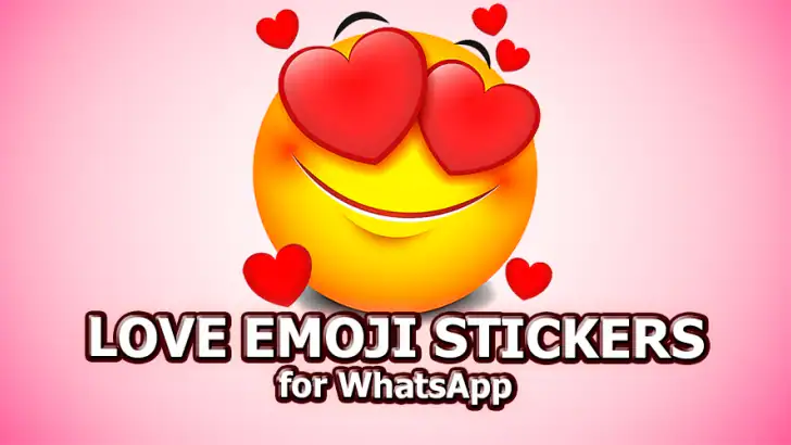 Älskar emoji för WhatsApp feature graphic