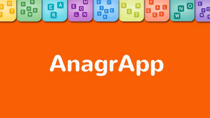 AnagrApp - Hjärnträning Words feature graphic