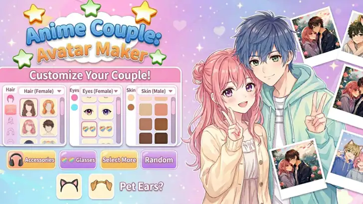 Anime Couple: Avatar Maker feature graphic