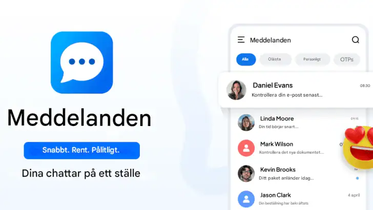 App för SMS feature graphic