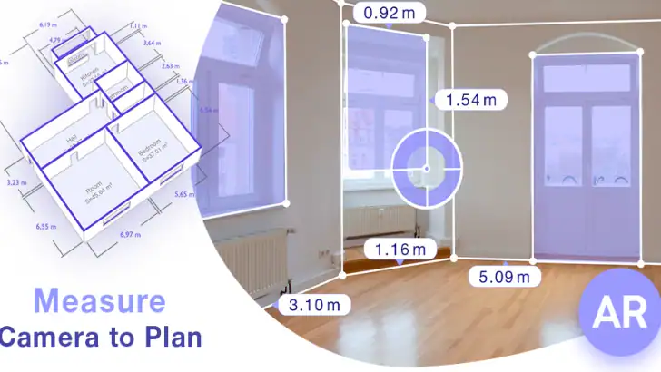 AR Plan 3D: Rumsmätning feature graphic
