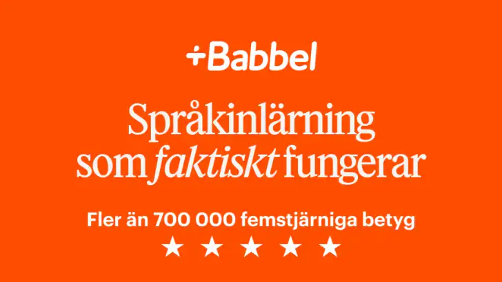 Babbel - Lär dig språk feature graphic