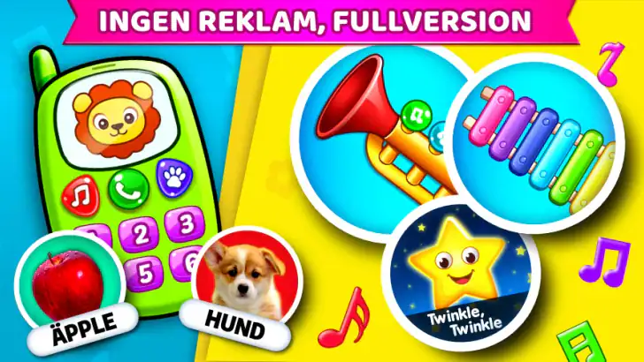Baby Spel: Telefon, Barn Piano feature graphic