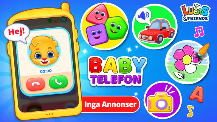 Babytelefon och Barnspel feature graphic