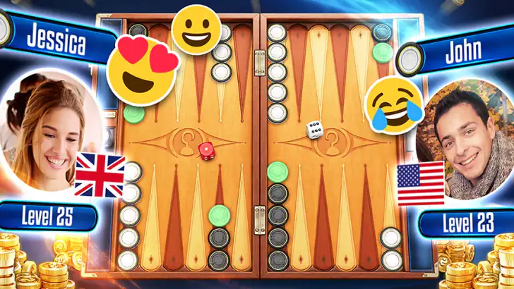 Backgammon Legends Online feature graphic