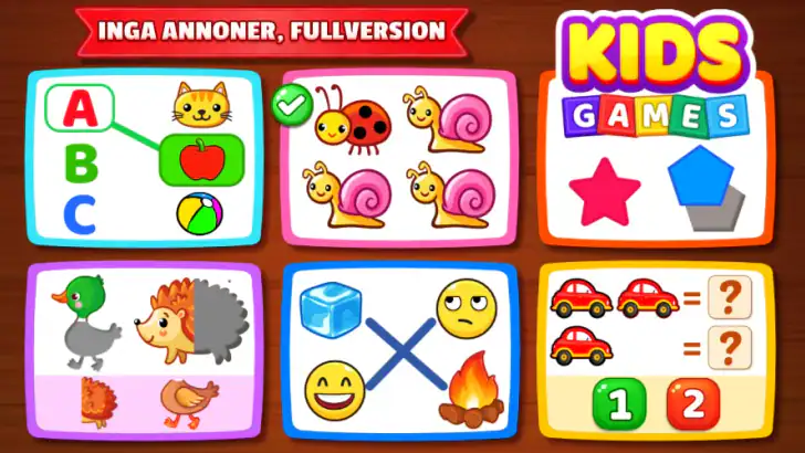 Barnspel: matematik och pussel feature graphic