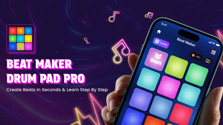 Beat Maker - Drum Pad Pro feature graphic