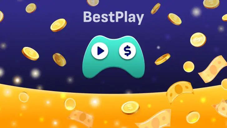 BESTPLAY Play to earn & donate feature graphic
