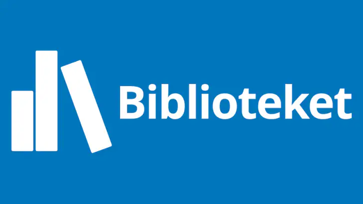 Biblioteket feature graphic