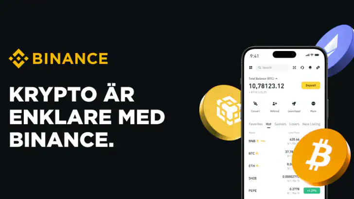 Binance: Köp Bitcoin & Krypto feature graphic