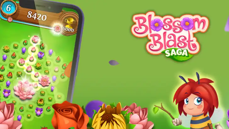 Blossom Blast Saga feature graphic