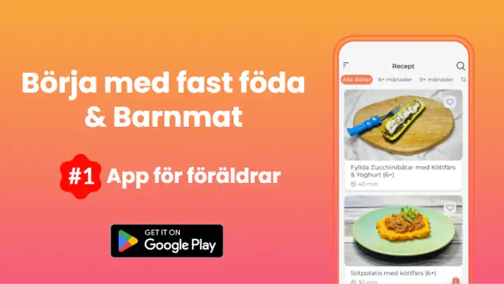 Börja med fast föda & Barnmat feature graphic