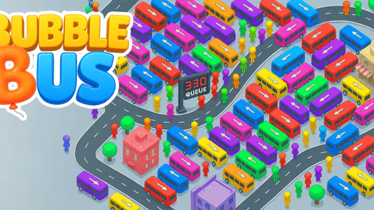 Bubble Bus: Parking Jam Puzzle feature graphic