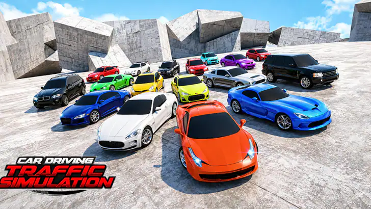 Car Driving Traffic Race feature graphic