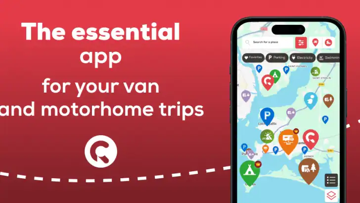 CaraMaps - Motorhome campsite feature graphic