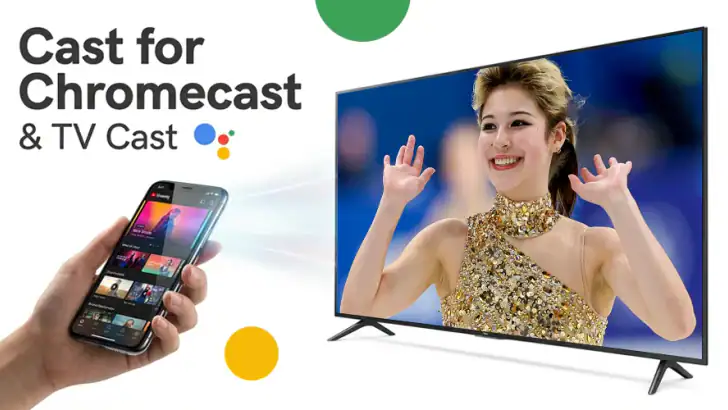 Cast for Chromecast & TV Cast feature graphic