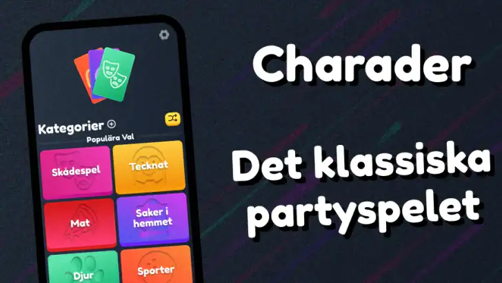 Charader: Vad gör jag? feature graphic