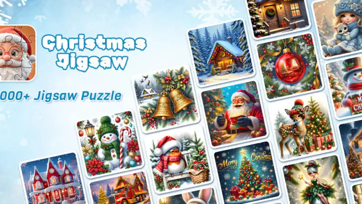 Christmas Jigsaw-Puzzle Games feature graphic