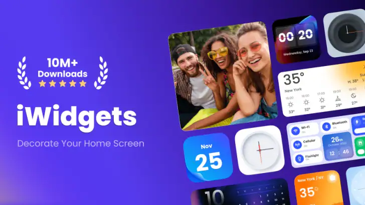 Color Widgets, Theme: iWidgets feature graphic